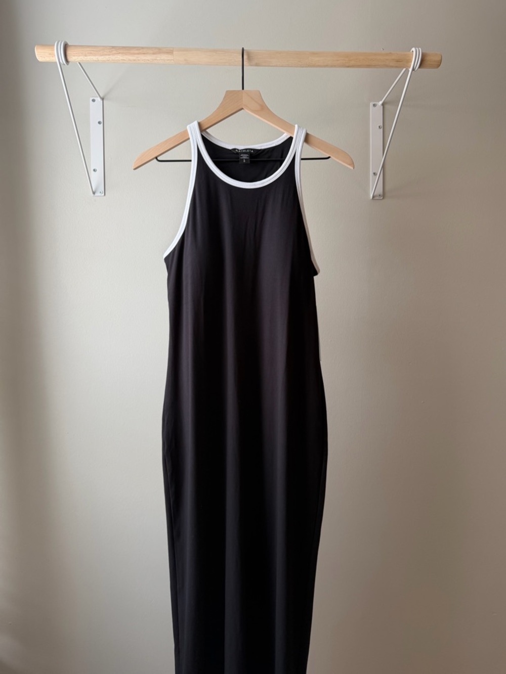ATHLETA Ribbed Maxi Dress- Black
